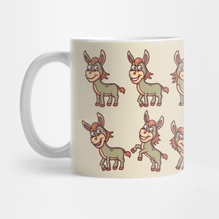 set lovely cute donkey Mug